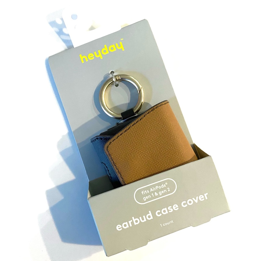 Vegan leather earbud case